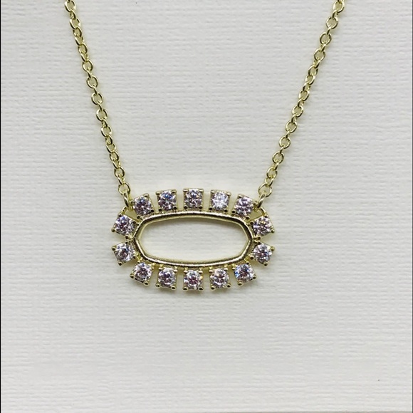 Kendra Scott Open Frame Necklace Shop 